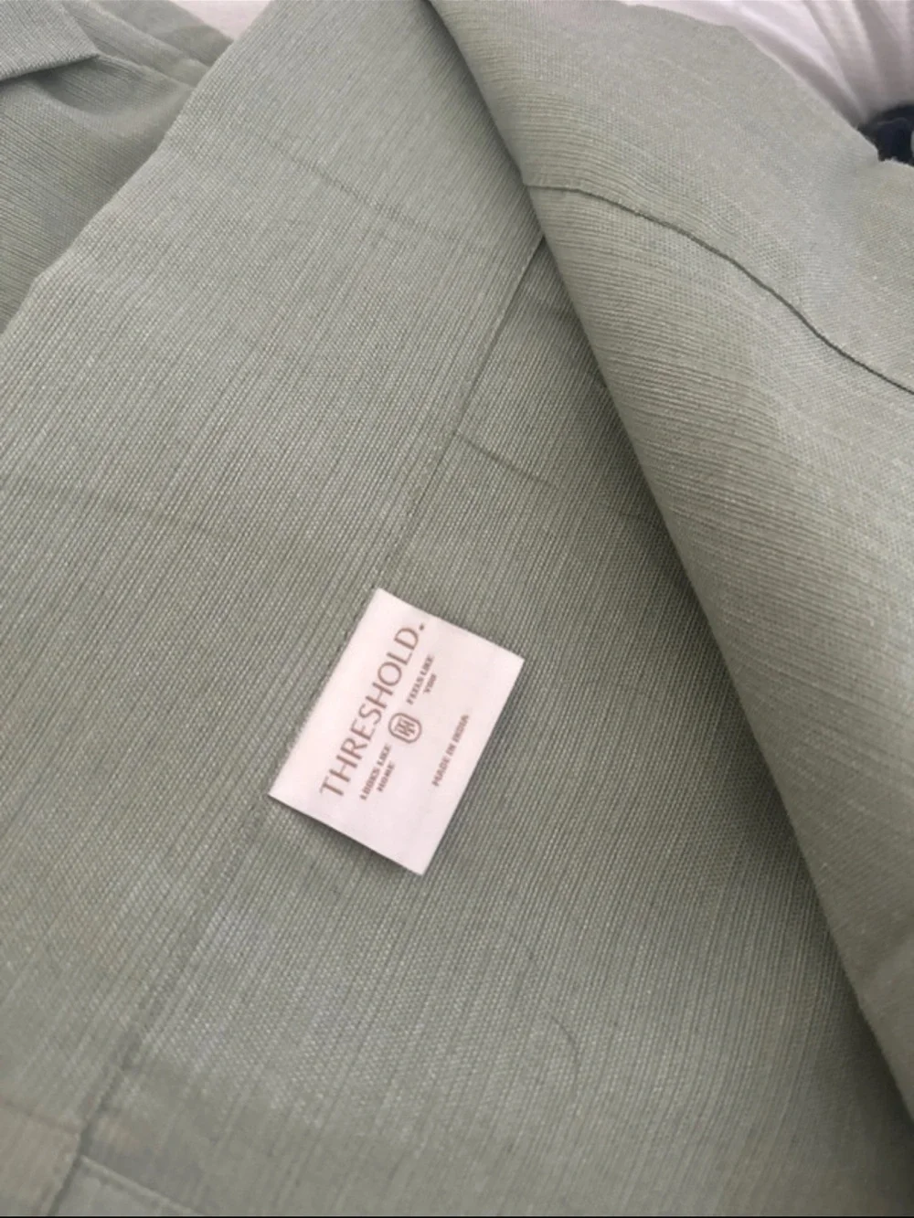 Threshold Light Sage Green Light Filtering Curtains